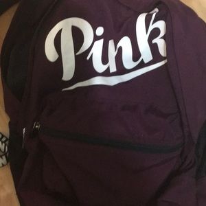 Pink backpack